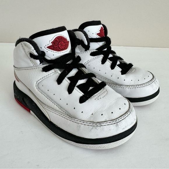 Nike Air Jordan 2 Retro PS Chicago White Black Varsity Red AJ2 DQ8564 106 - Picture 4 of 17